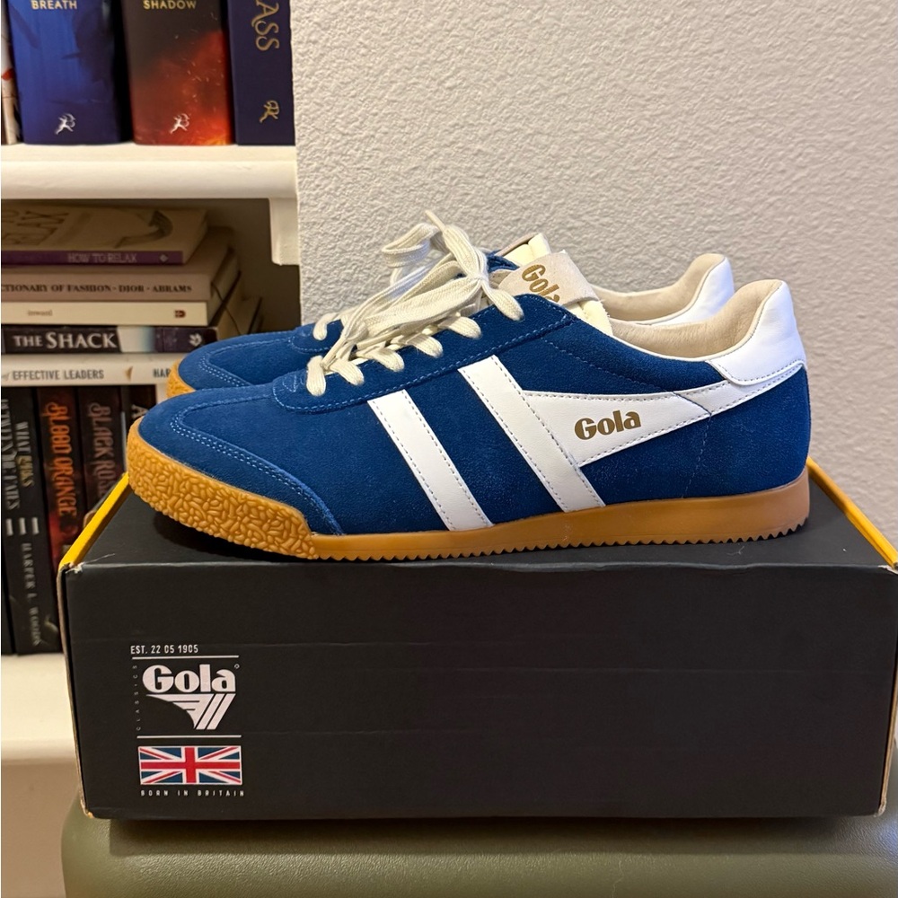 Gola Blue and White Women's Sneakers - Picture 2 of 6